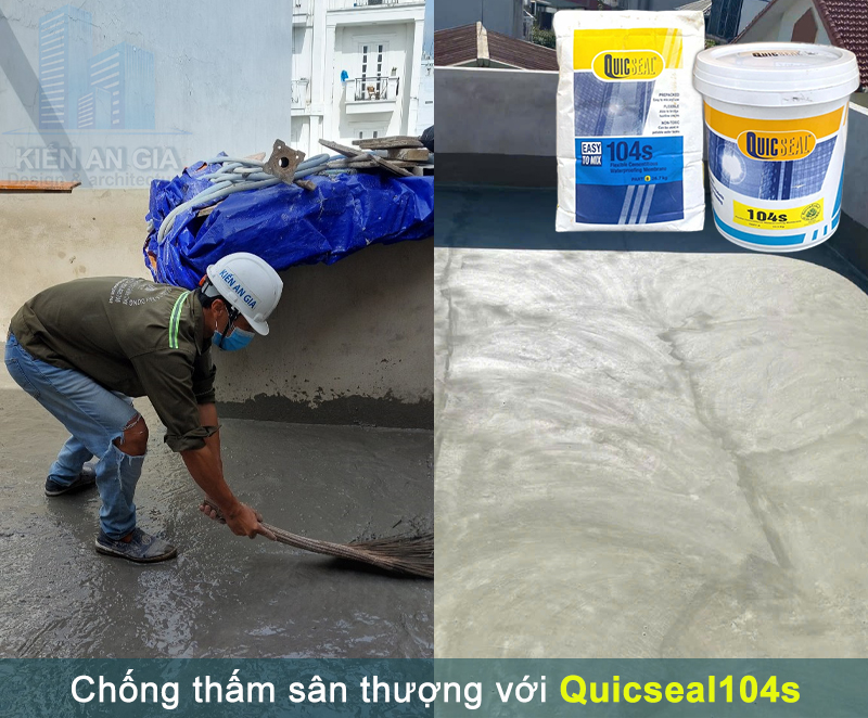 Chống thấm sân thượng quicseal 104s