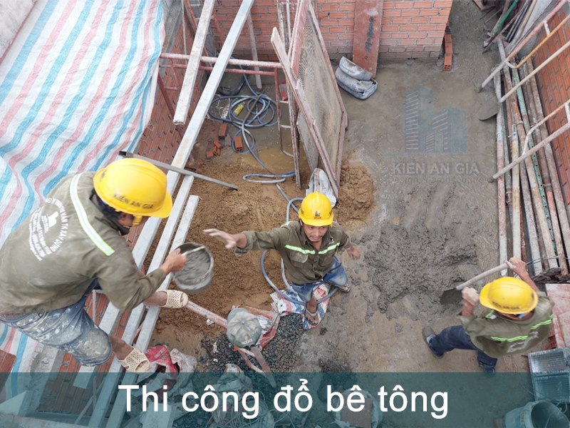 Thi công đổ bê tông