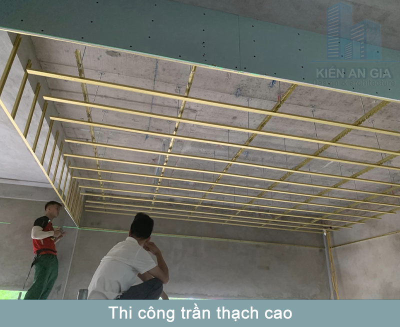 Thi công trần thạch cao trang trí