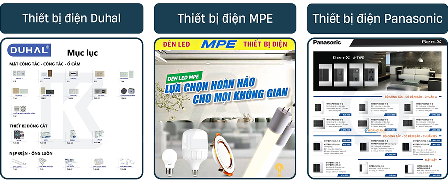 Vật liệu hoàn thiện - thiết bị điện